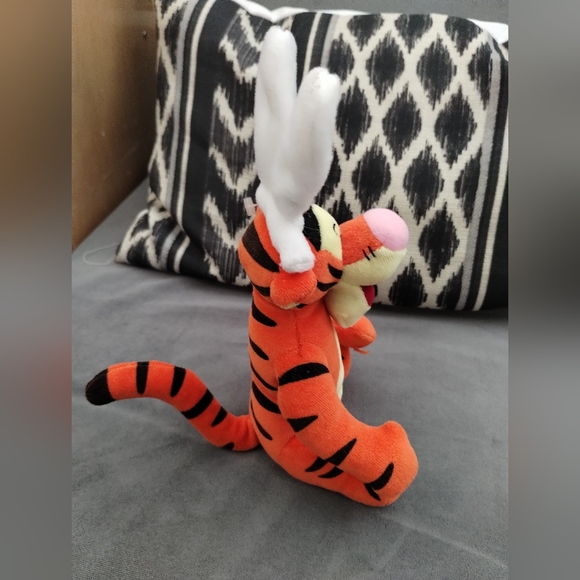 ✓Tigger Easter bunny  Plush With Ears Winnie The Pooh Tigger Stuffed Animal Doll - Picture 9 of 16